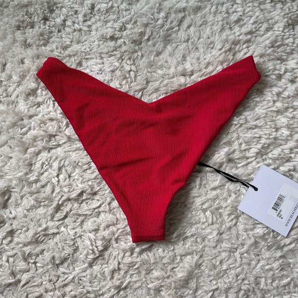 Beach Riot Red Bikini Bottom - Picture 2 of 15